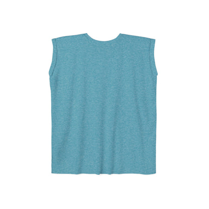 Zen Guardian Flowy Rolled Cuffs Muscle Tee