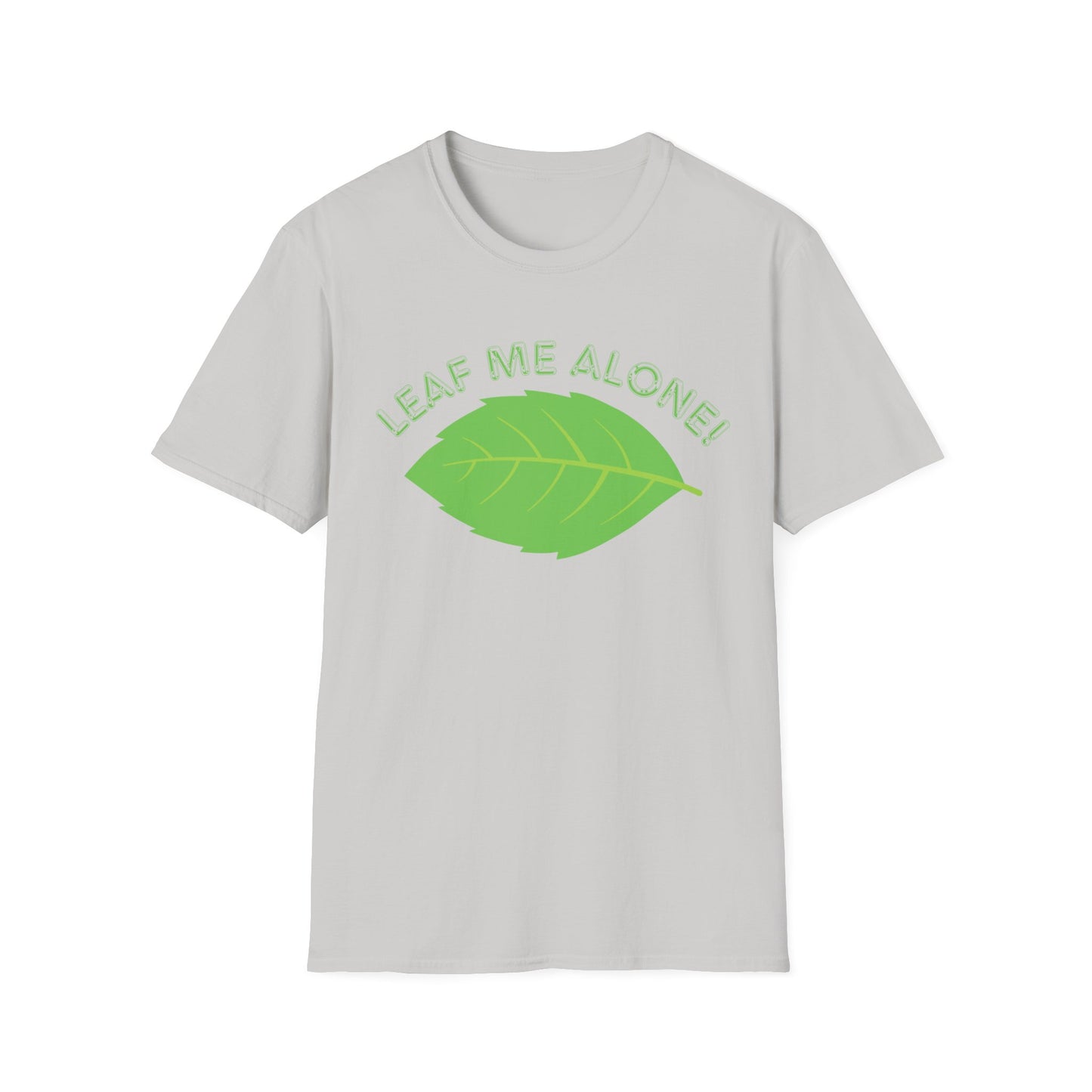 "Leaf Me Alone!" Nature-Inspired Graphic Tee