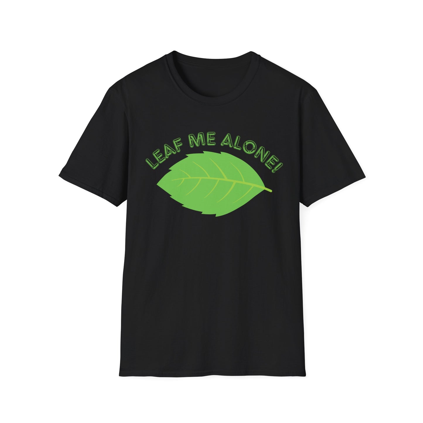 "Leaf Me Alone!" Nature-Inspired Graphic Tee