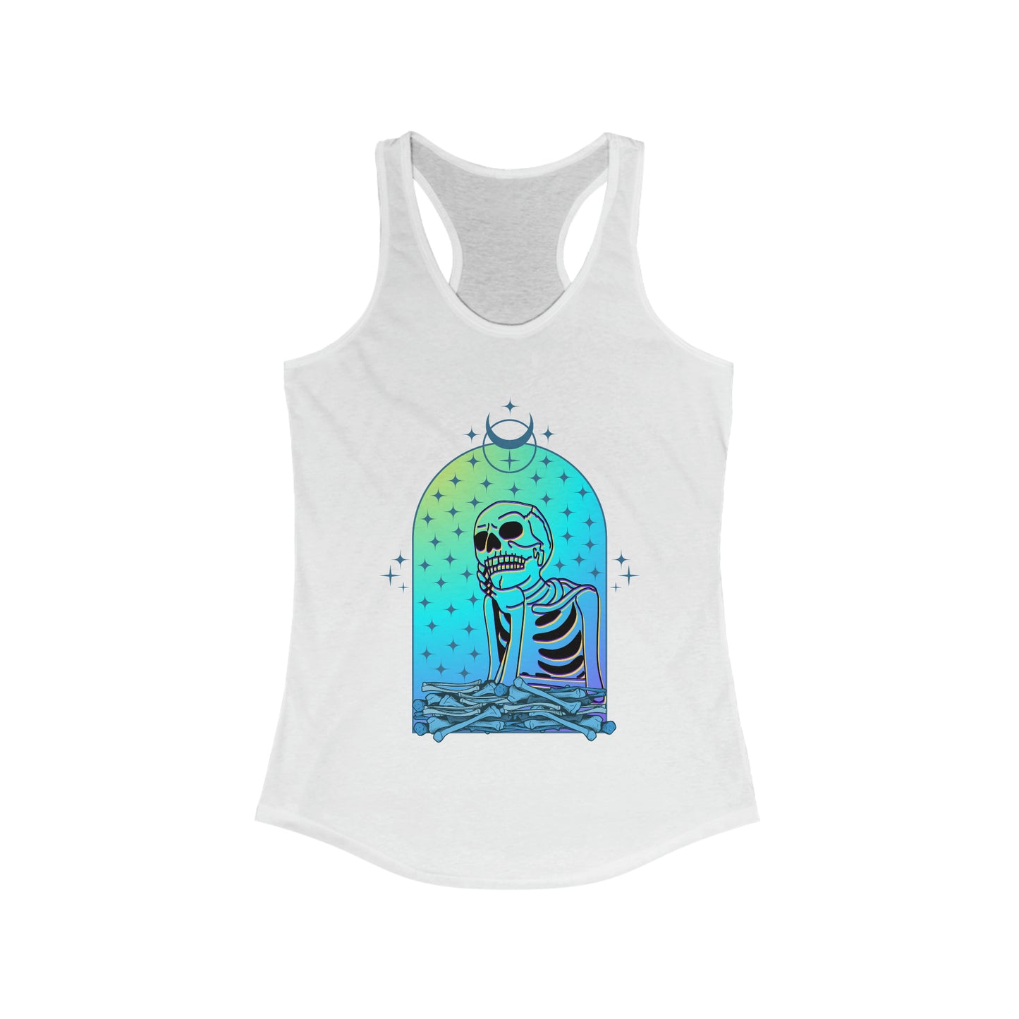 "Skeleponder" Racerback Tank