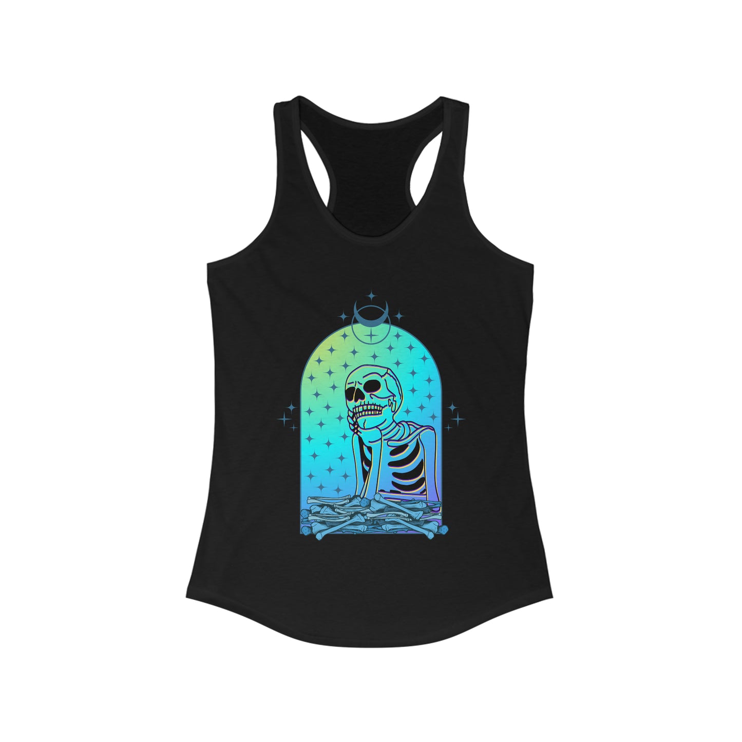 "Skeleponder" Racerback Tank