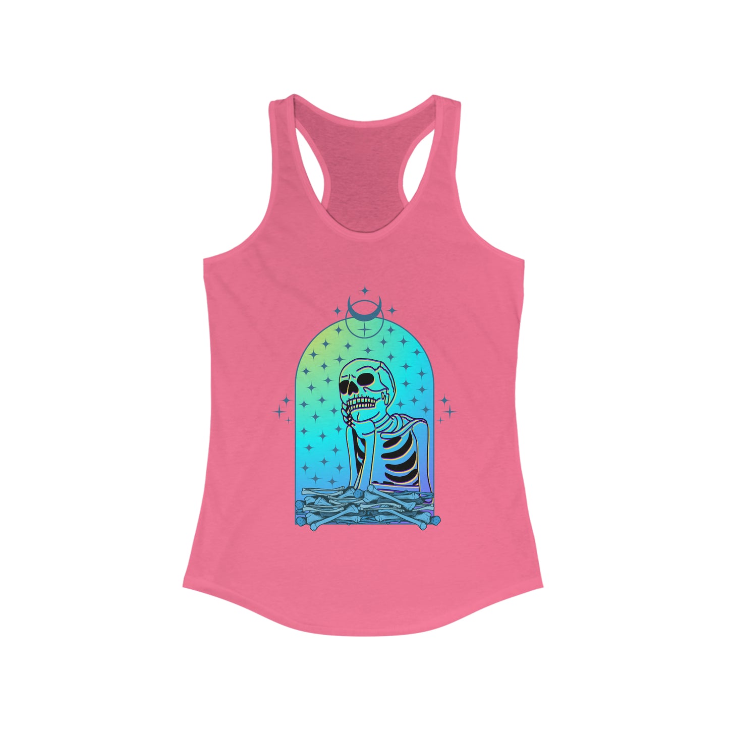 "Skeleponder" Racerback Tank