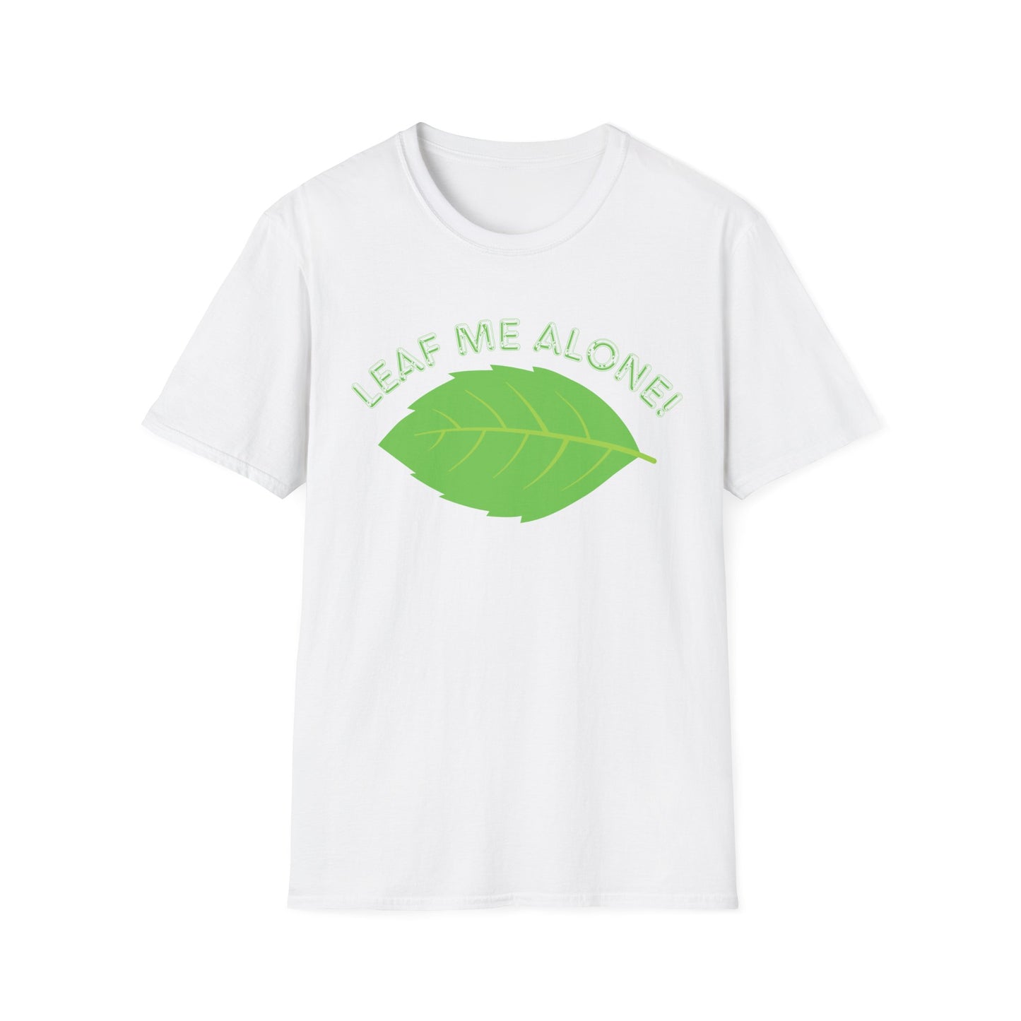 "Leaf Me Alone!" Nature-Inspired Graphic Tee